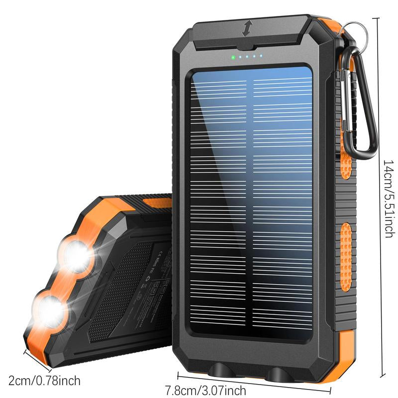 10000mAh Solar Power Bank