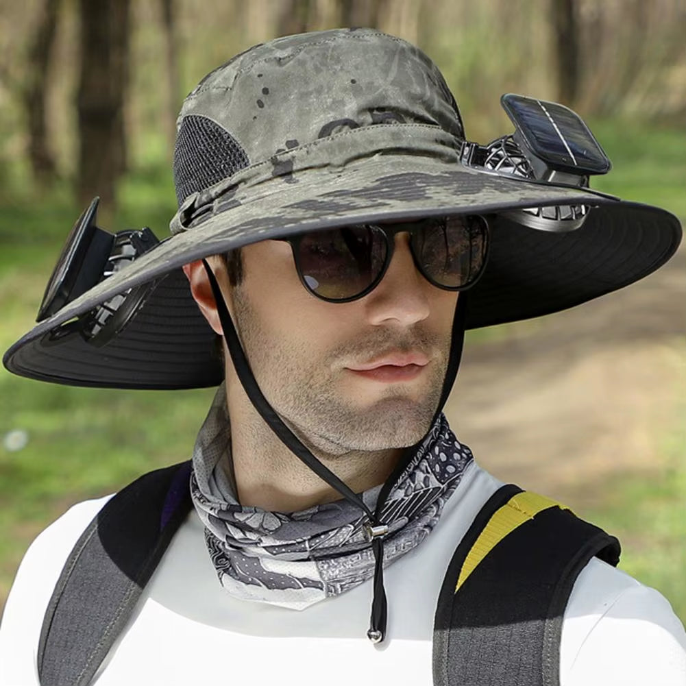 BreezeGuard Solar Fan Hat