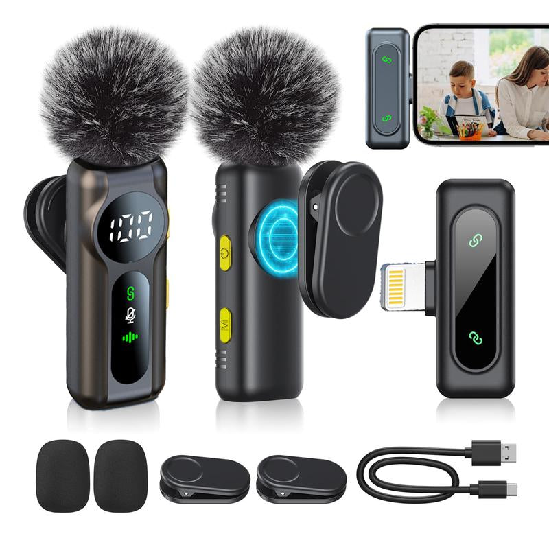 2-Pack Wireless Lavalier Clip