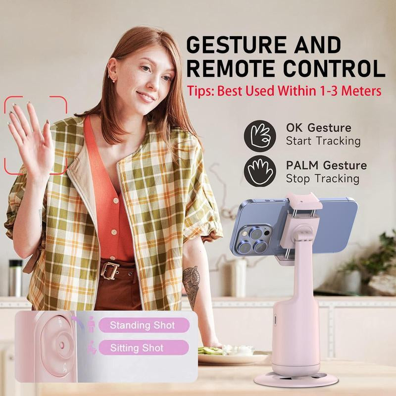 360 Auto Face Tracking Gimbal Stabilizer 