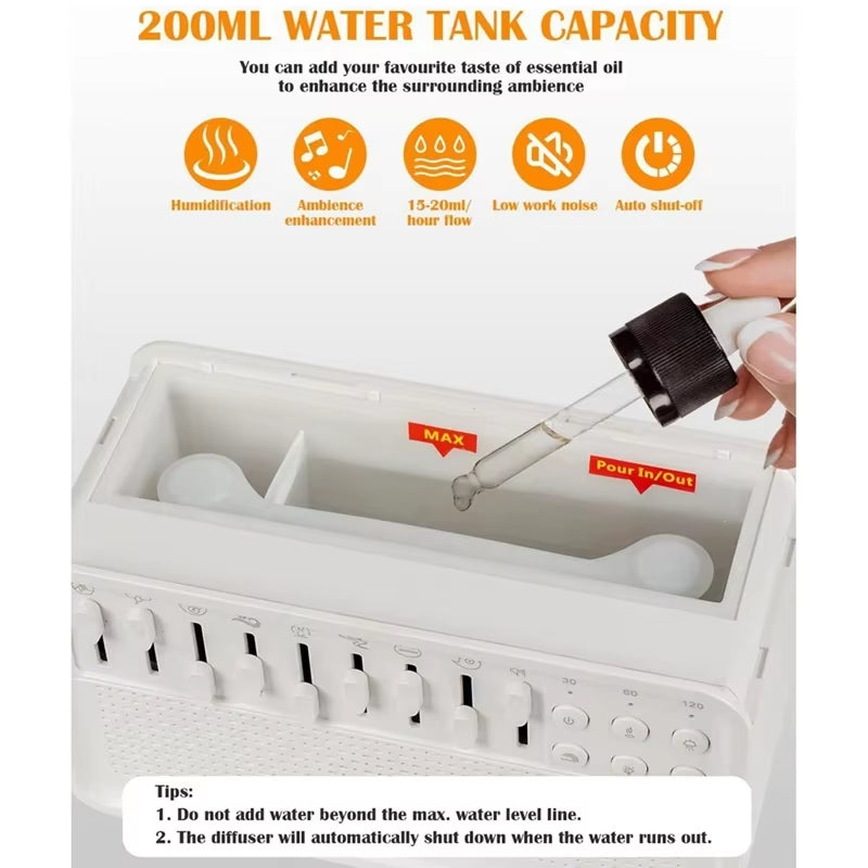 5-in-1 White Noise Aroma Diffuser